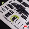 KELIK K48079 O-2A Skymaster interior 3D decals small version for ICM kit 1/48